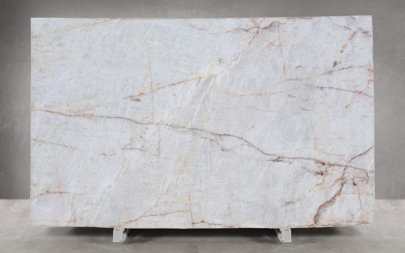 White Cristallo Extra Quartzite Honed Slab | Block 1795