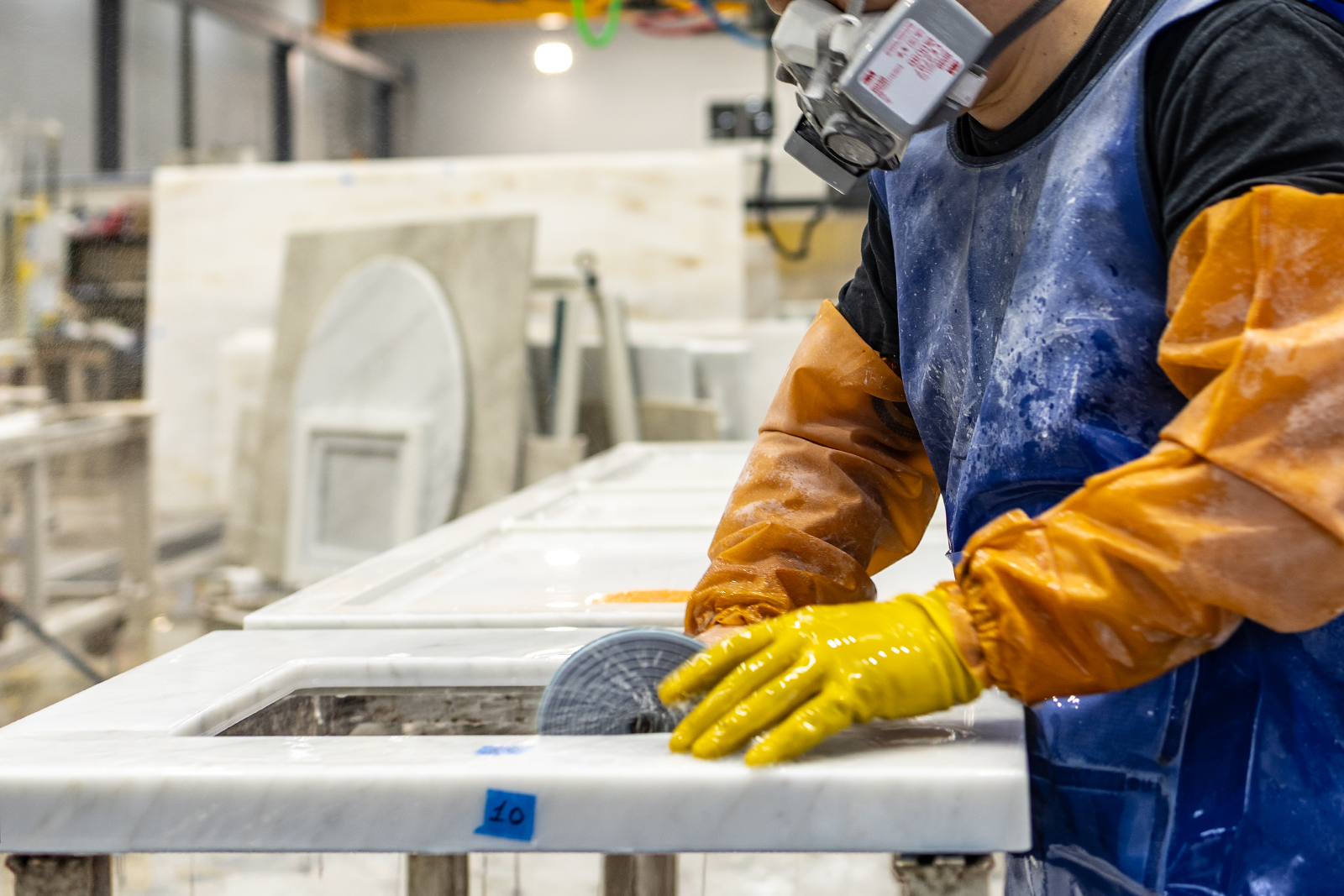quartzite kitchen island fabrication in sydney