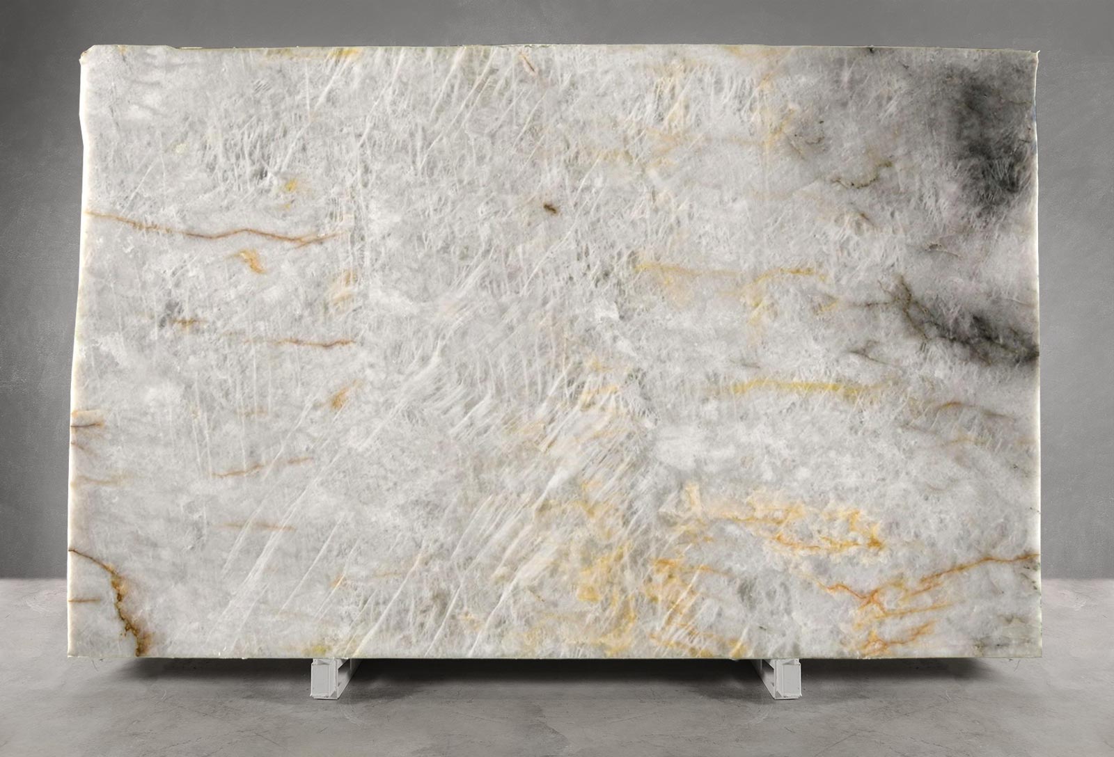 White Cristallo Essenza Quartzite Honed (Slab in Transit)