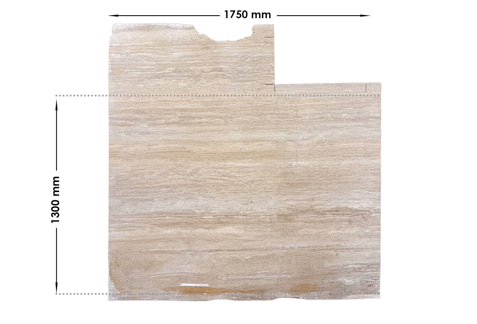 Travertine Ivory Honed Off Cut | OC187