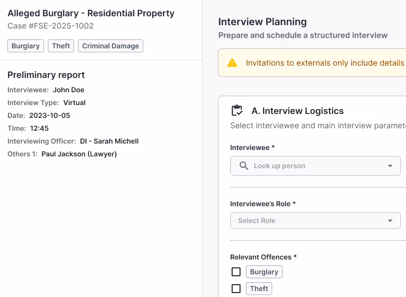 Screenshot of HeyBobby's planning tool