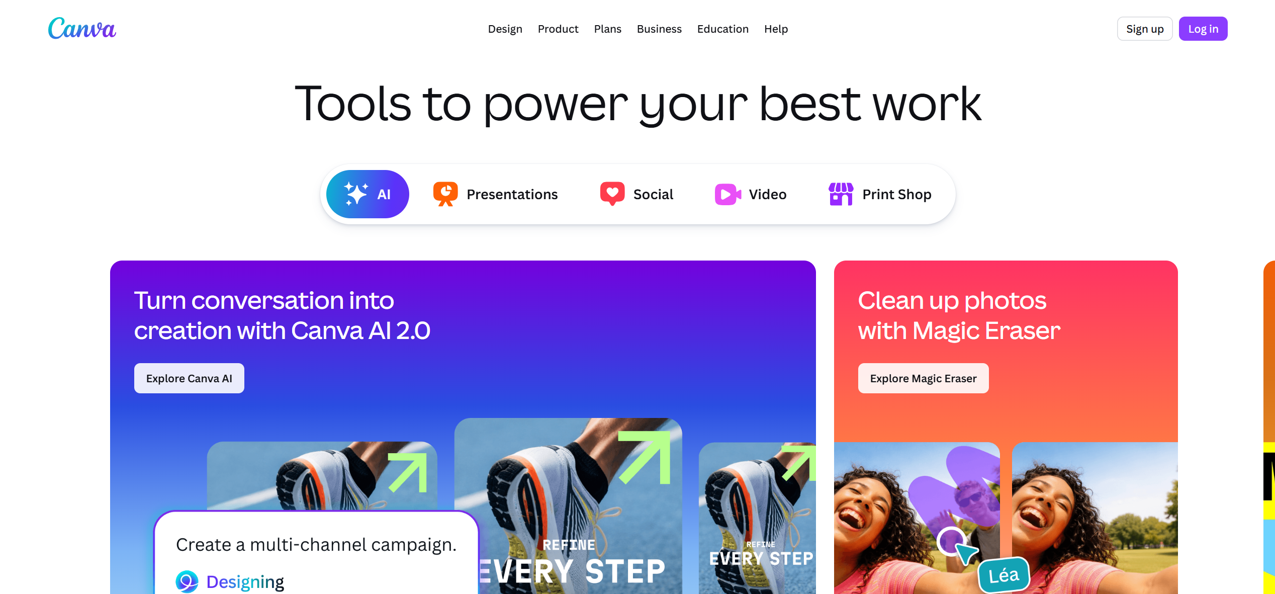 Canva video editor screenshot with Beat Sync feature and browser timeline