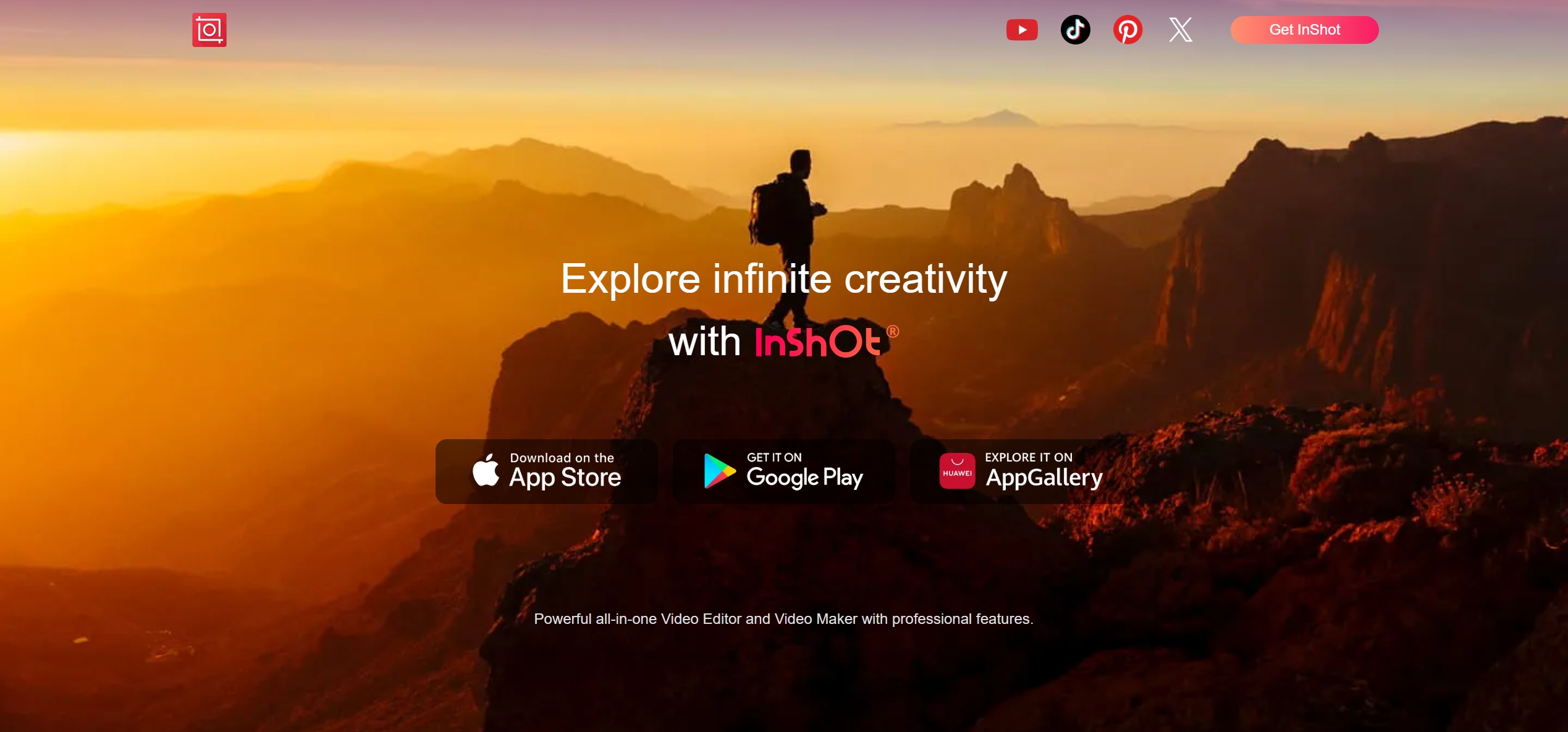 InShot mobile music video editing interface