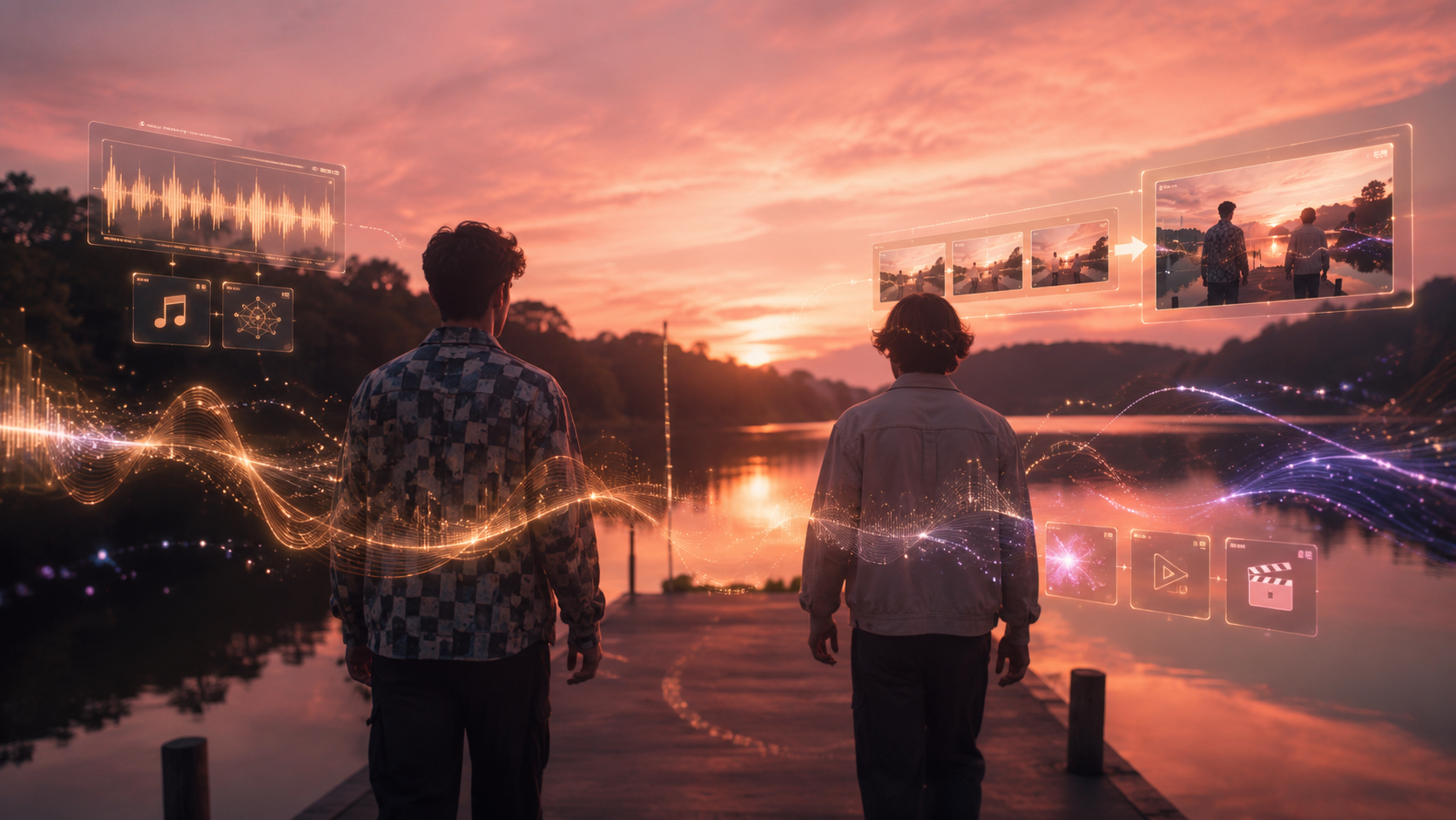 AI tools turning a finished song into a music video