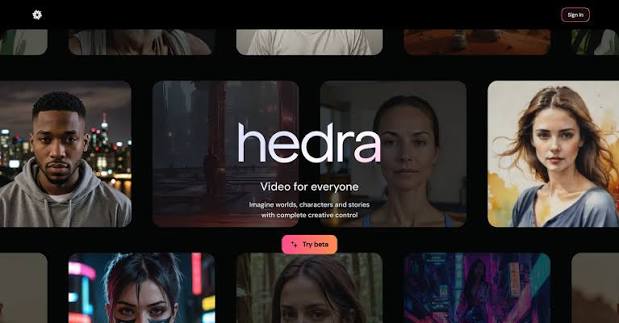 Hedra AI avatar and lip-sync platform