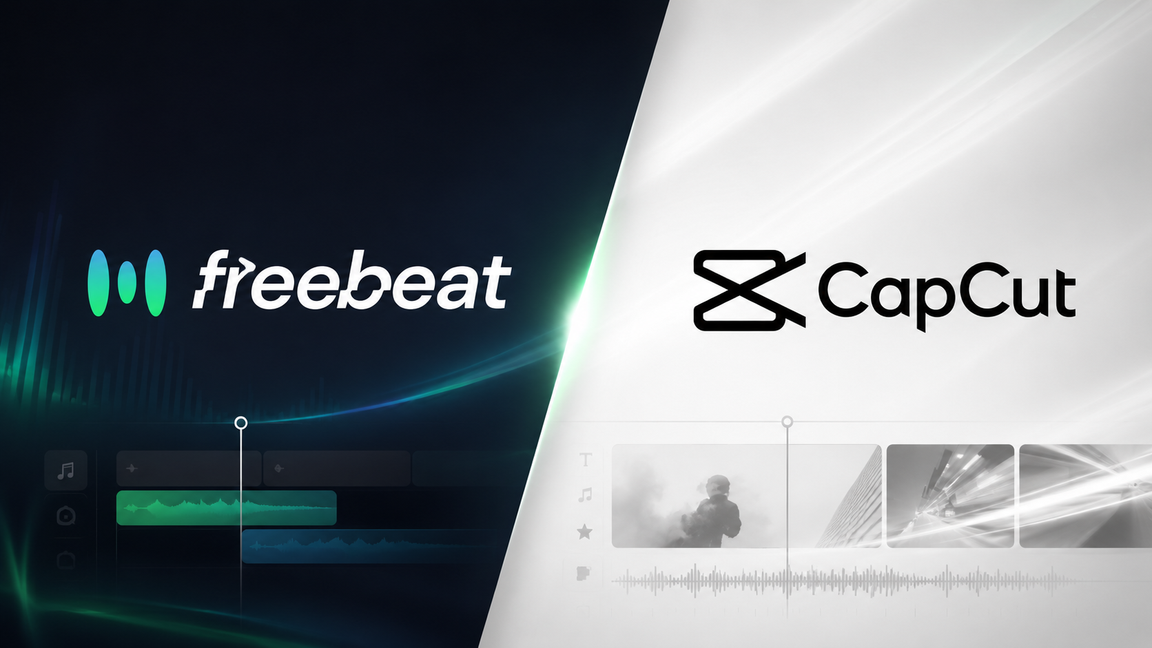 Freebeat versus CapCut music video maker comparison