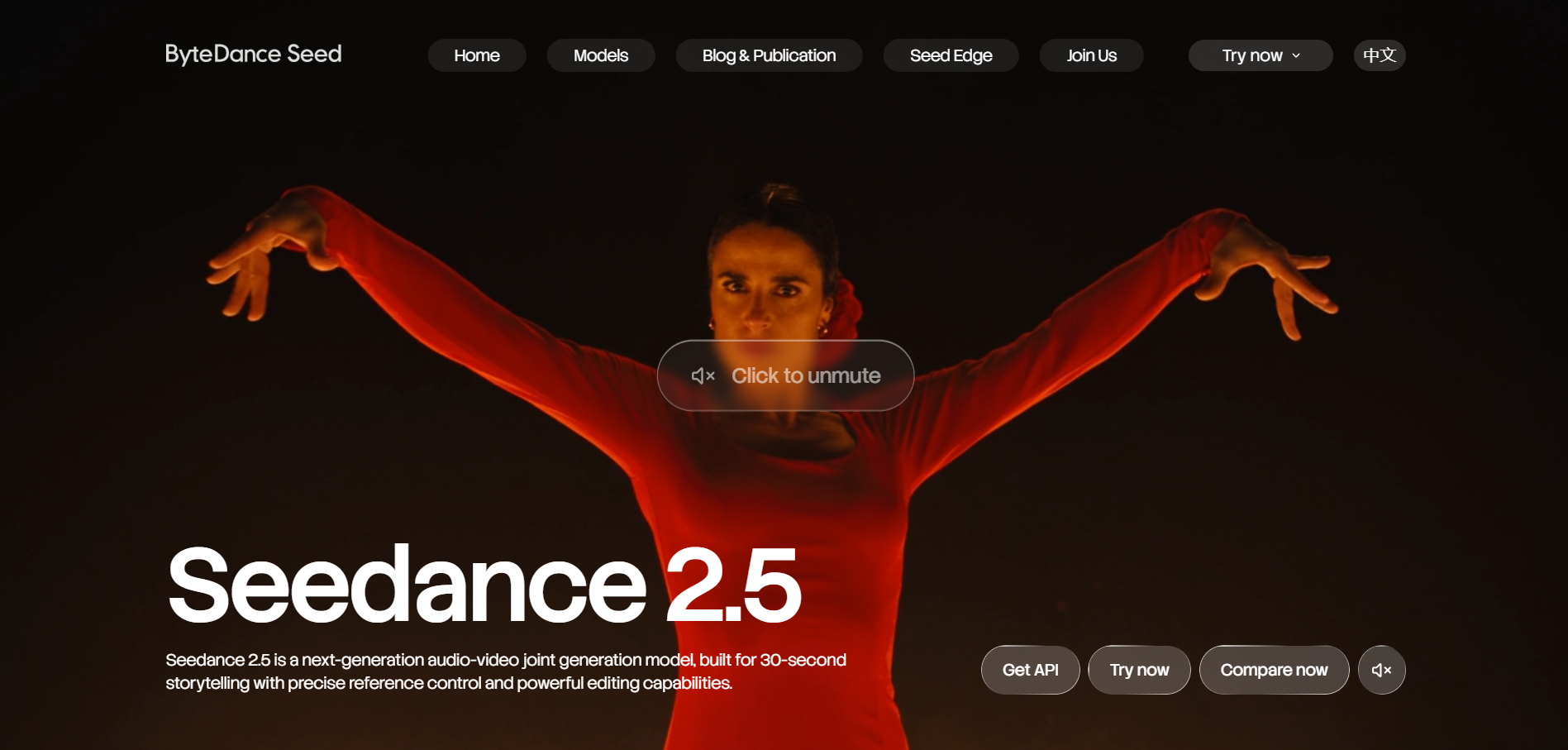 Seedance interface screenshot