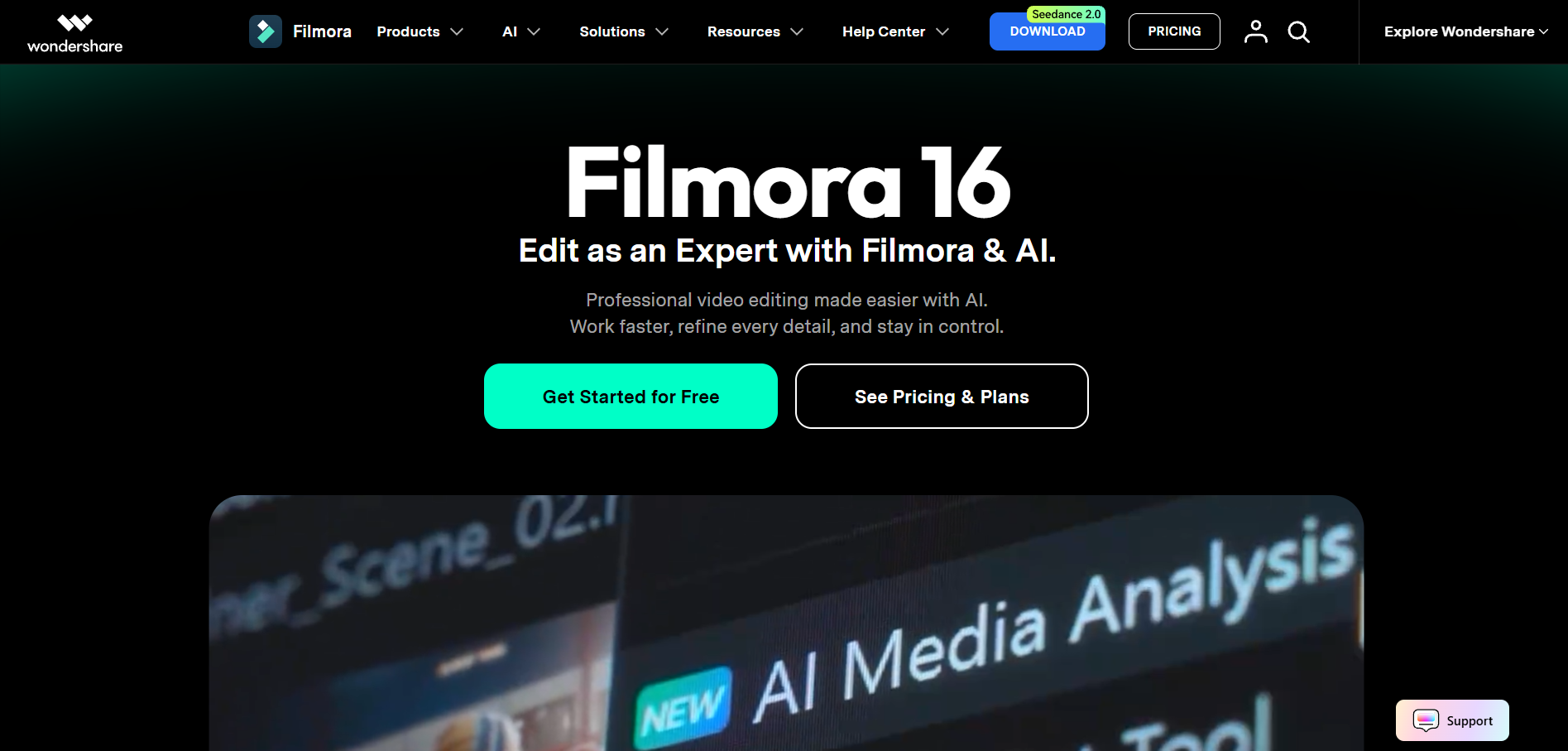 Filmora product interface screenshot