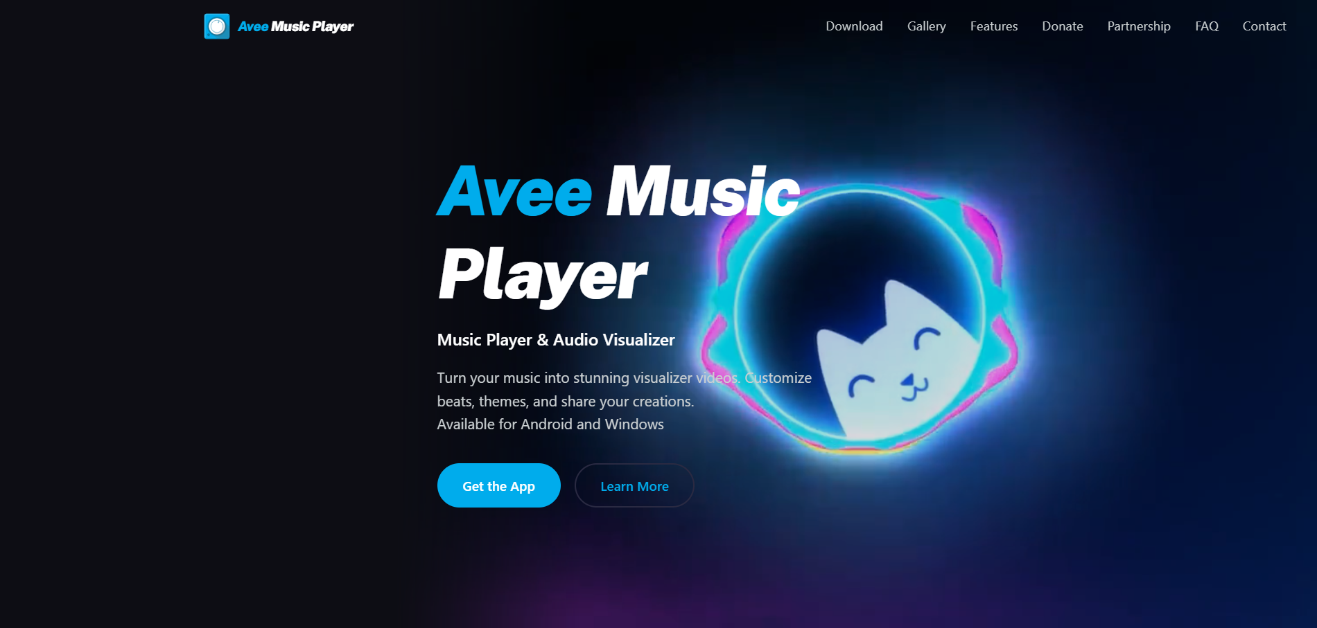 Avee Player product interface screenshot