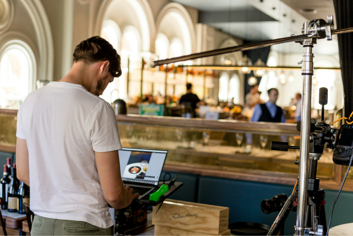 A smartphone screen showing a completed UGC video ready to be shared on social media