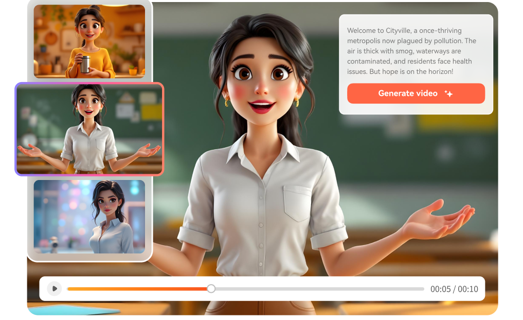 Free AI Cartoon Video Generator: Make Animated Videos Online