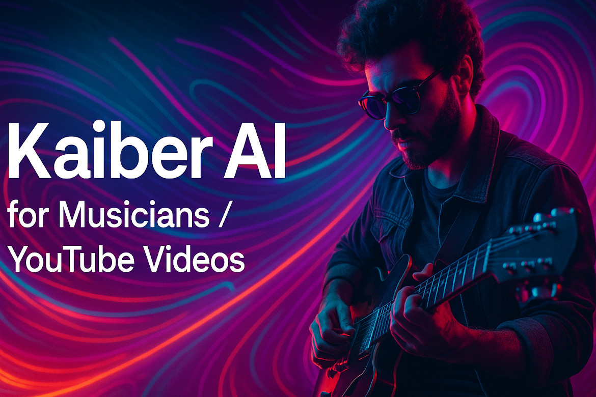 Kaiber AI for Musicians & YouTube Videos | Audio-Reactive Visuals & AI  Music Clips