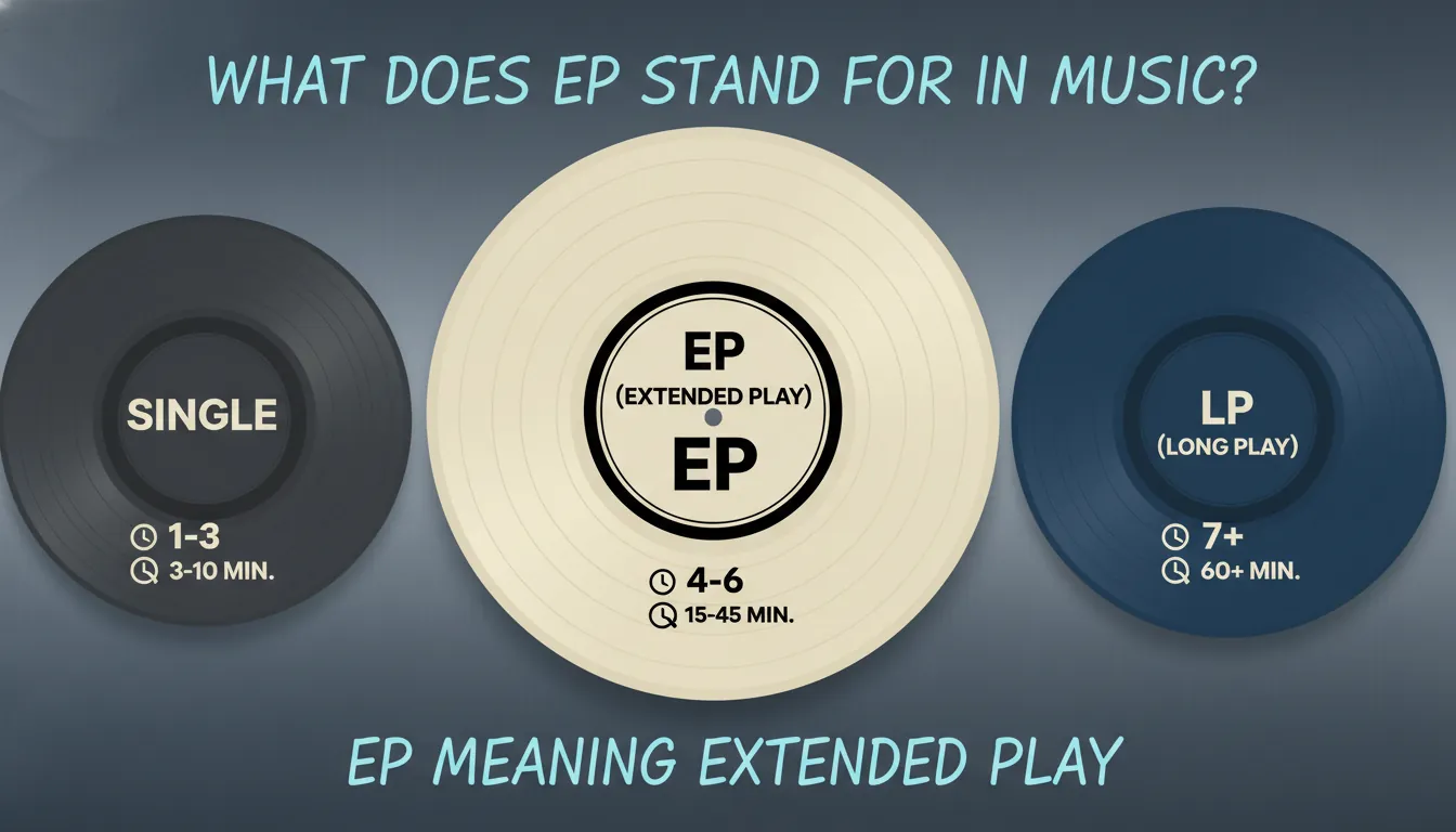 what does EP stand for in music, EP meaning Extended Play