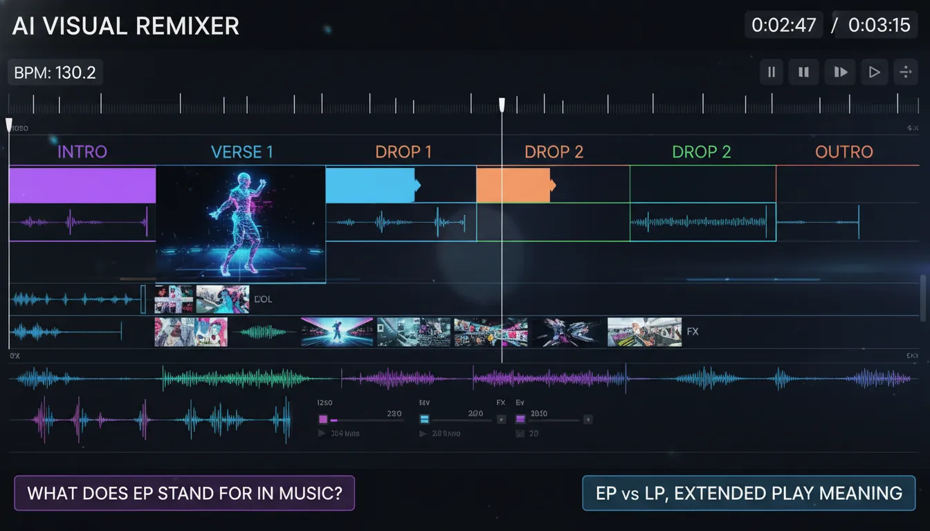 what does EP stand for in music, EP vs LP, Extended Play meaning