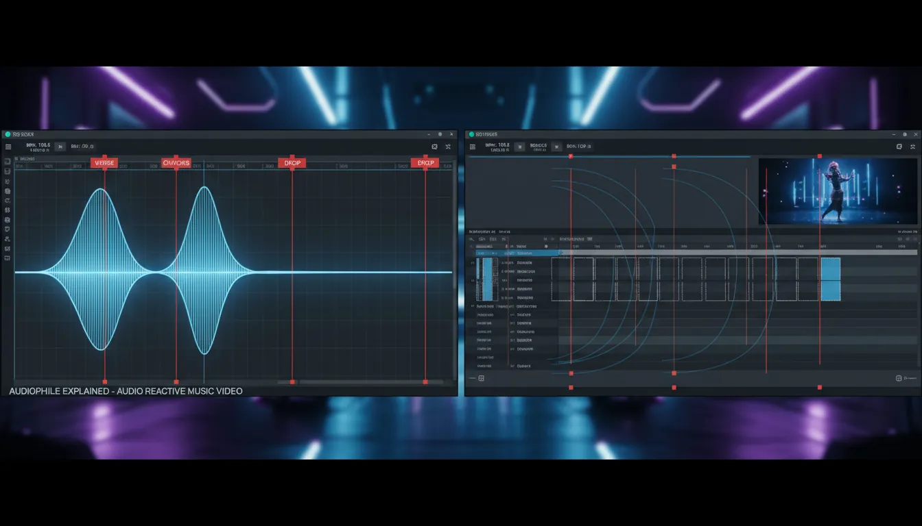 what is an audiophile explained audio reactive music video BPM beats synchronization Freebeat AI