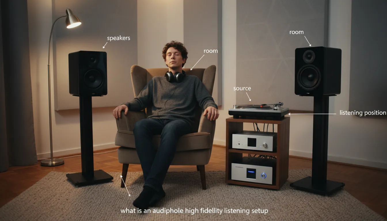 what is an audiophile high fidelity listening setup