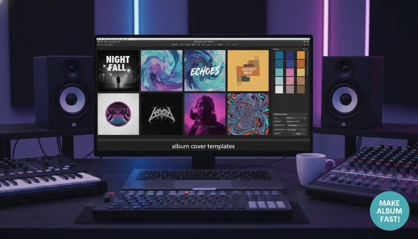 make album covers fast album cover templates