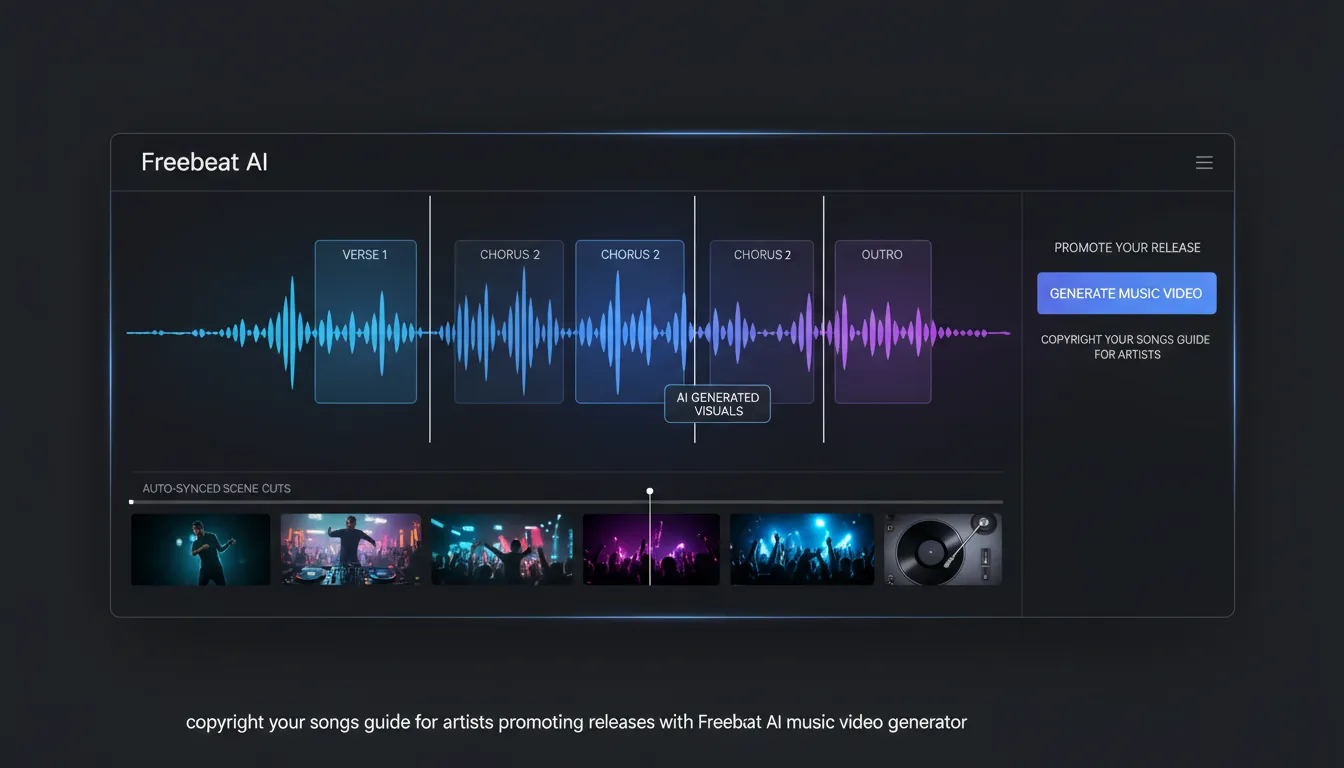 copyright your songs guide for artists promoting releases with Freebeat AI music video generator