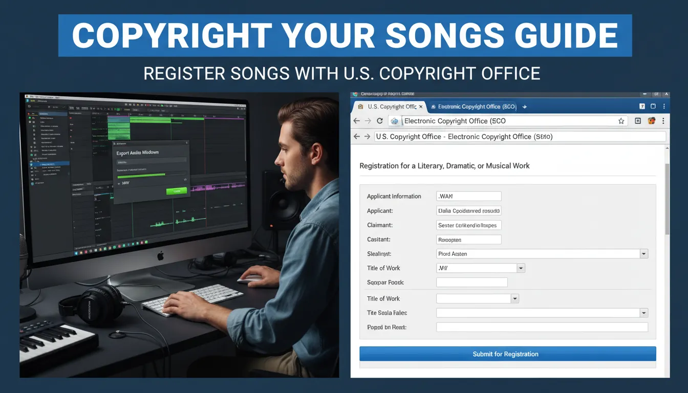 copyright your songs guide, register songs with U.S. Copyright Office