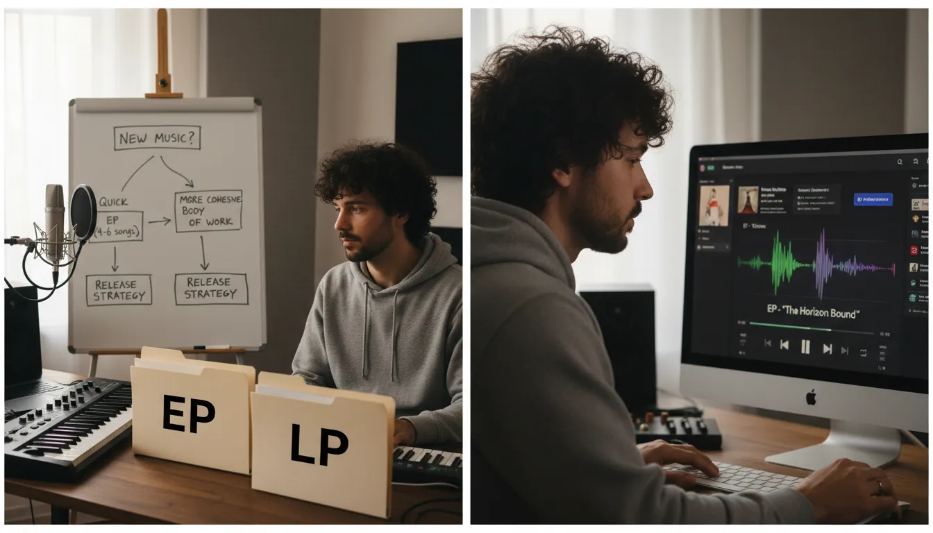 EP vs LP independent artist strategy decision tree for indie musicians