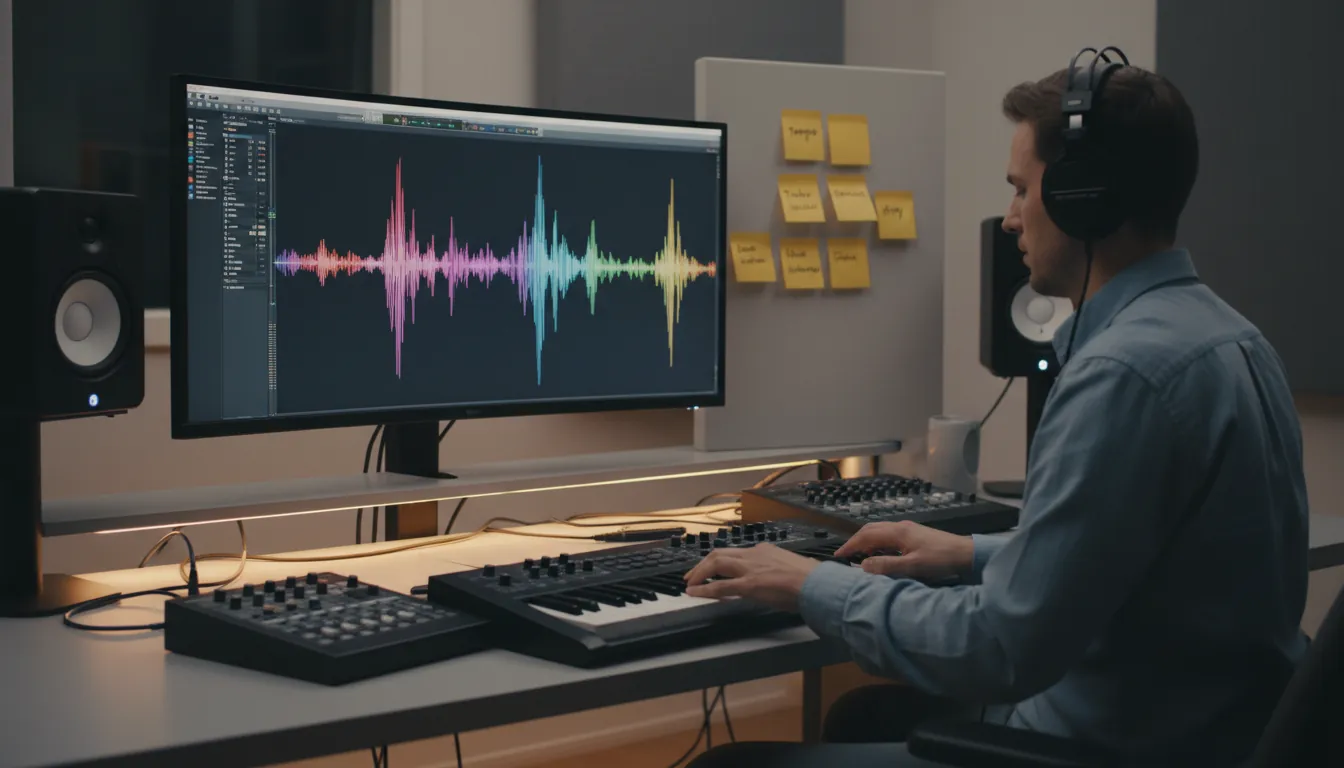 describe music without using genre words with vivid phrases