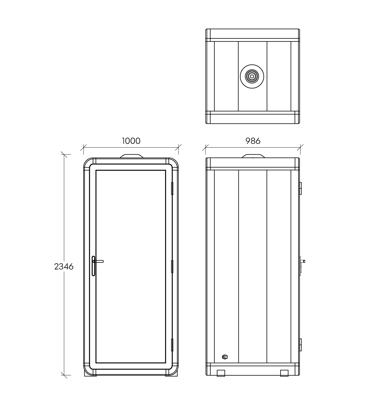 Dimensions of Workplace2GO Phone Booth Solo Focused Work Pod for One