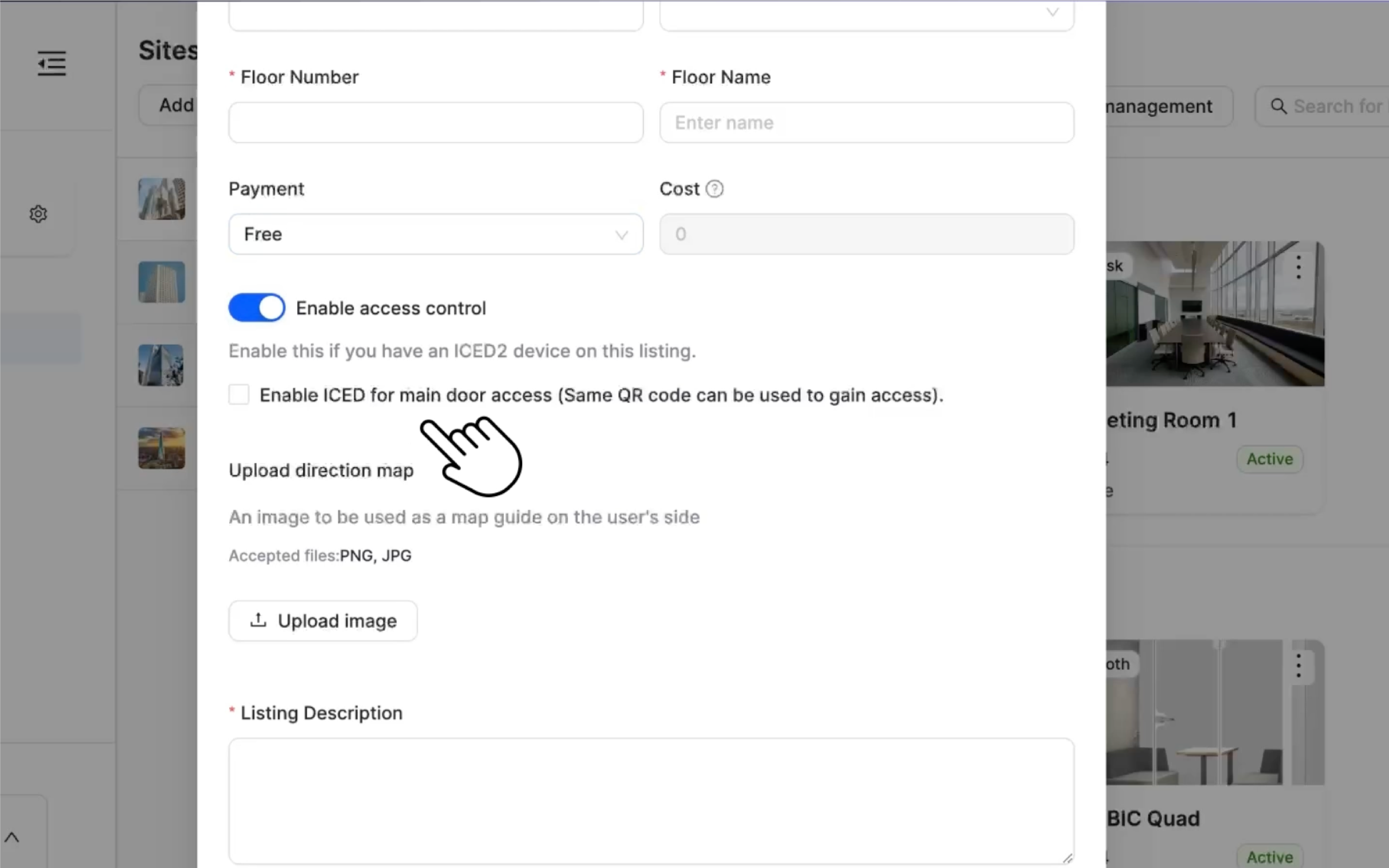 Automated Access Control System for Space Occupancy Management Solution