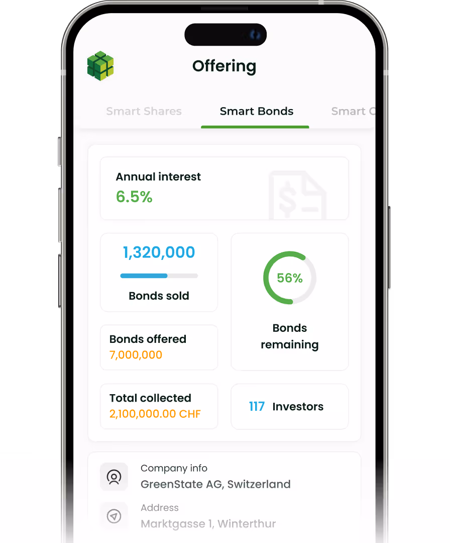 GreenState App Mockup Mobile