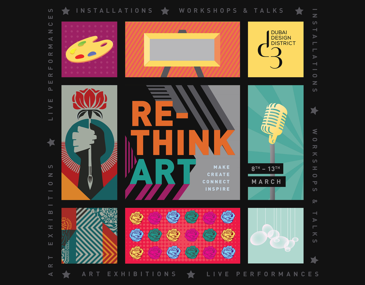 Rethink Art kicks off at Dubai Design District with a dazzling spotlight on crypto art, live graffiti, photography, performances, workshops and more