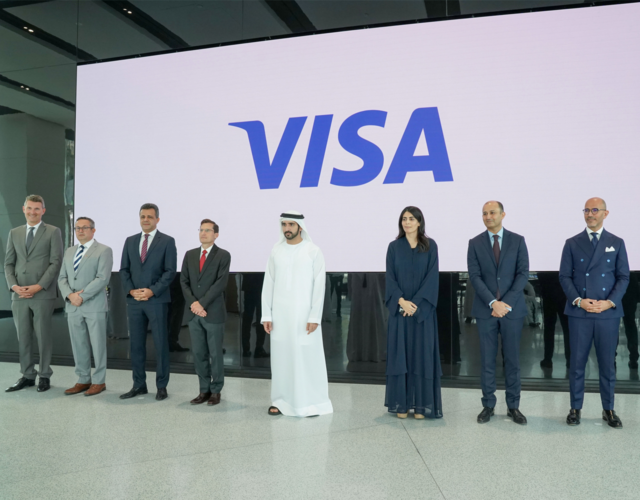 Hamdan bin Mohammed visits Visa's new regional headquarters in Dubai Internet City