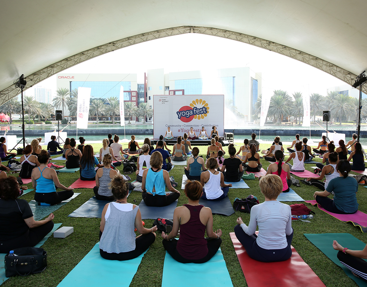 DIC Hosts Yogafest Dubai for Seventh Consecutive Year