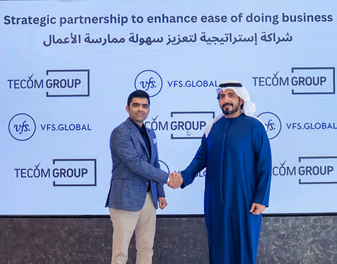 TECOM Group partners with VFS Global to enhance ease of doing business across its sector-focused districts in Dubai innovation