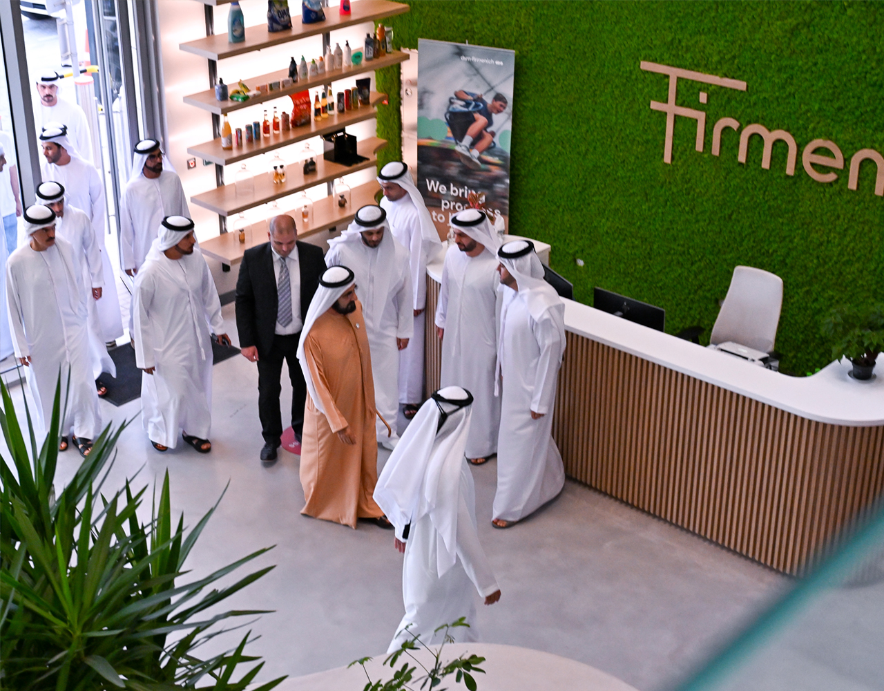 His Highness Sheikh Mohammed bin Rashid visits regional hub of Firmenich in Dubai Science Park