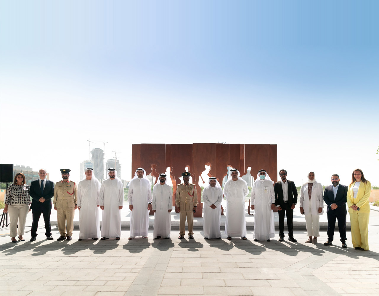 Front-Line Heroes Art Installation at Dubai Science Park