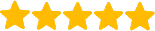 Five yellow stars for the review section