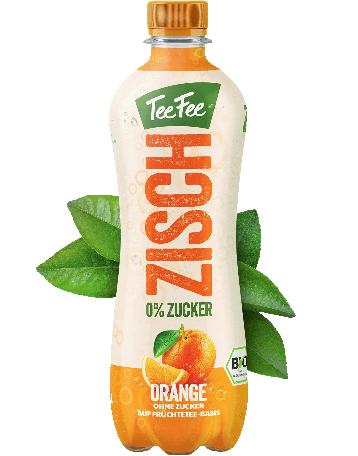 ZISCH Orange die erste Bio-Limo in der 500ml rePET Flasche