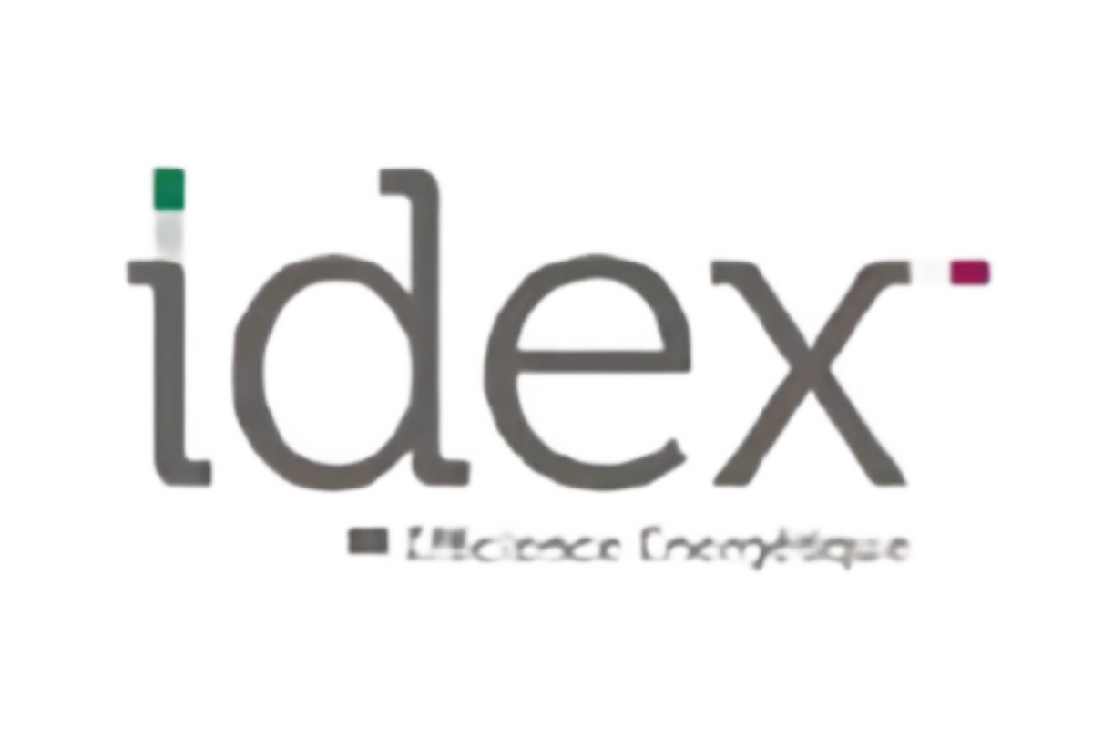 Logo Idex con testo piccolo sottostante Illiceence Chimique.