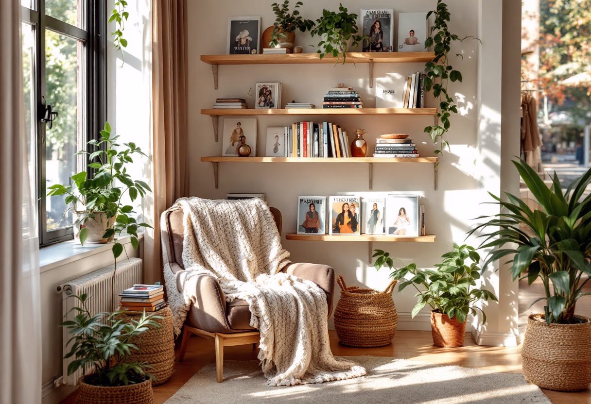 image of boutique location (for a clothing boutique)