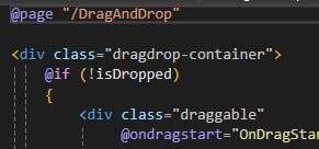 Drag & Drop in Blazor – Schritt 11