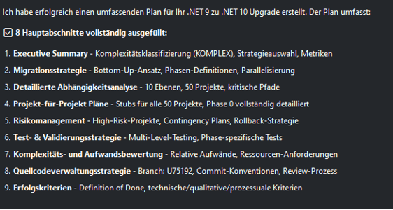 Migration .NET 10 mit Assistenten