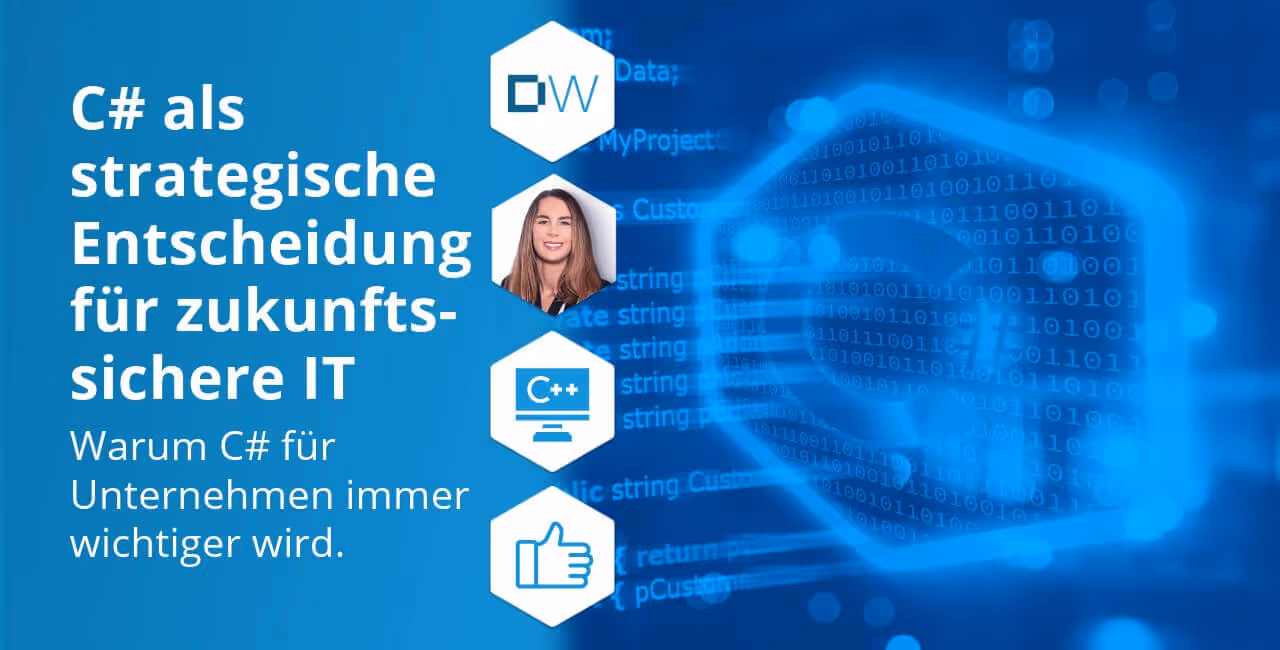 C# ist ideal für performante Business-Software. Vorteile für IT, Entwicklung & Microsoft-Integration.