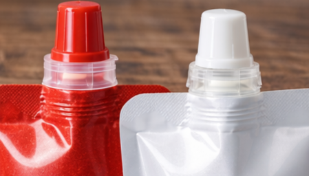 Tamper proof bags with spouts