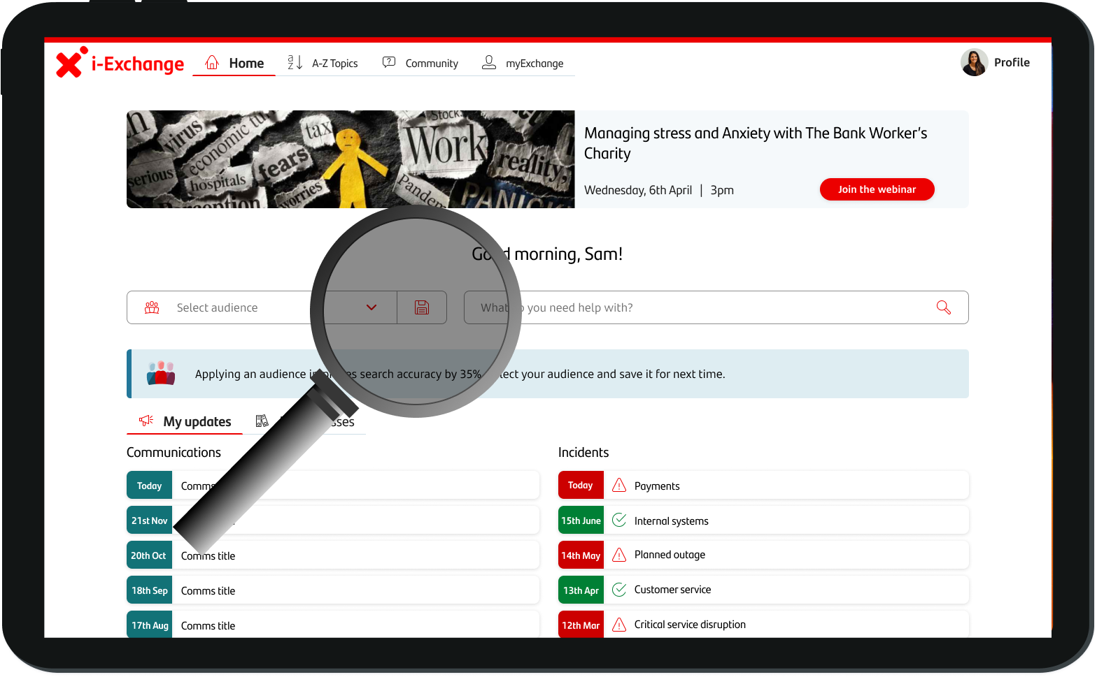 i-Exchange home page