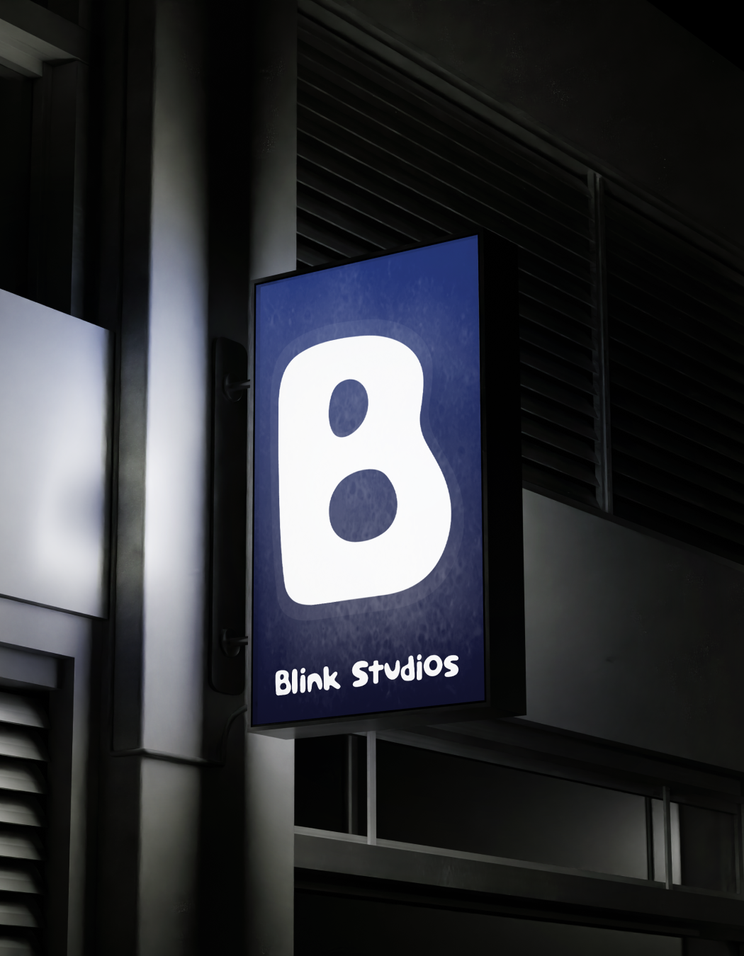 Blink Studios Signage Design and Brand Design