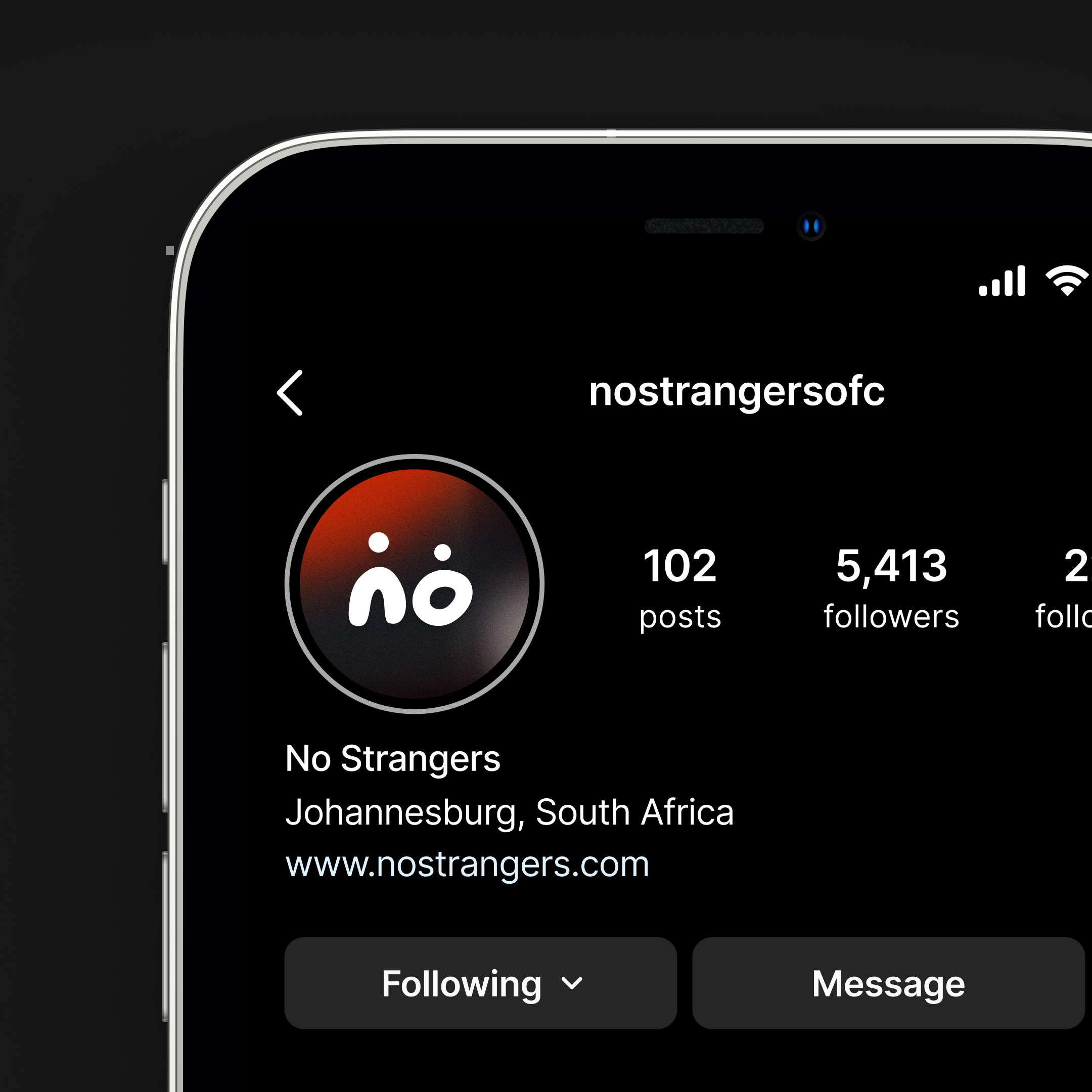 NoStrangers Instagram Icon