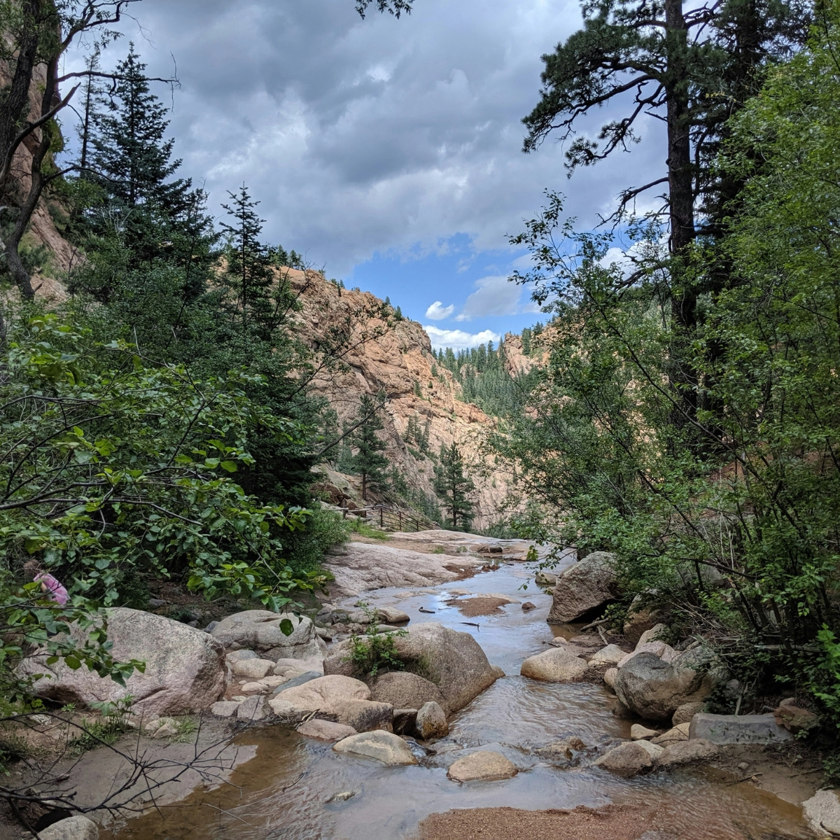 Image of a creek in the mountains of Colorado.