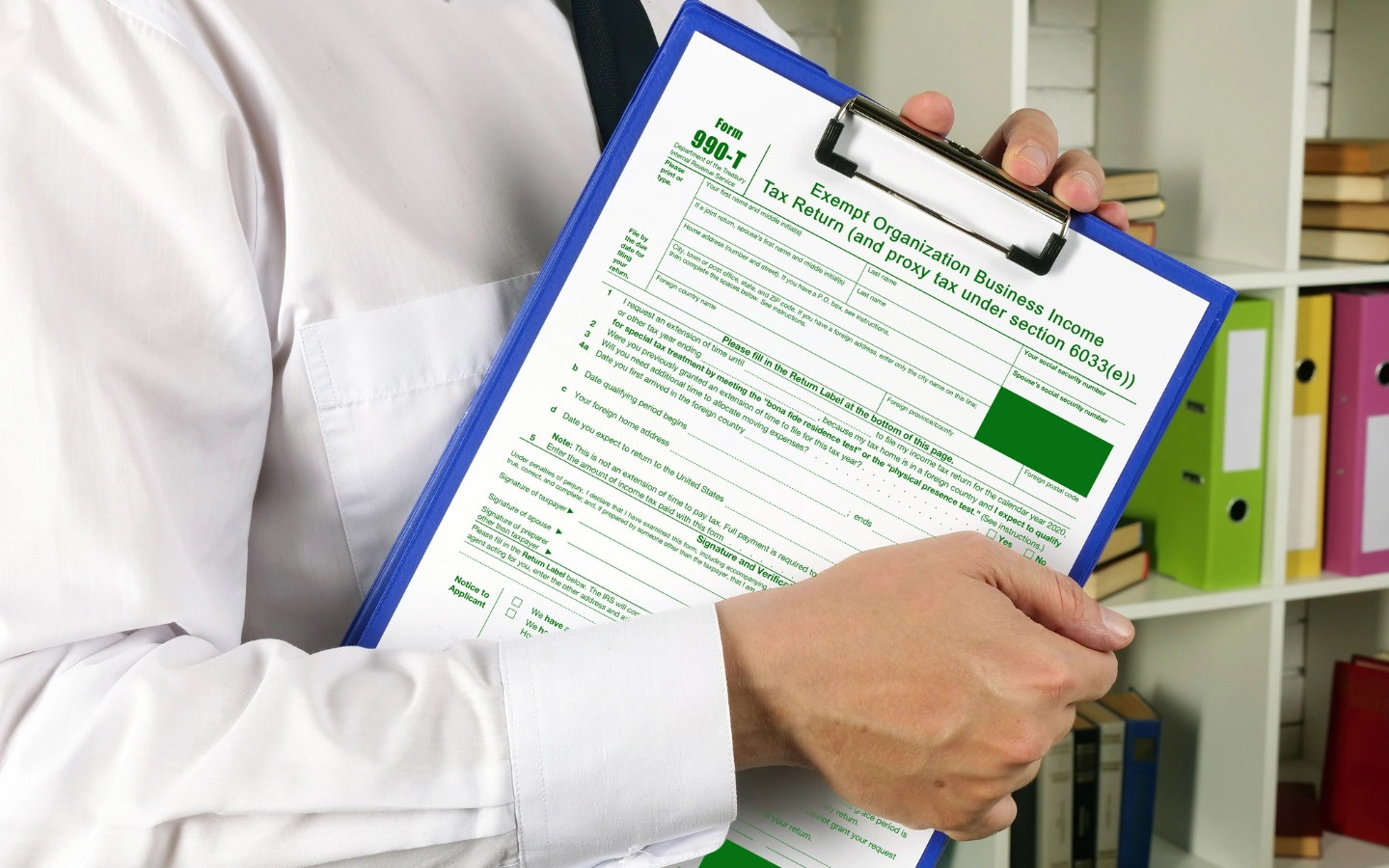 Image of IRS form 990