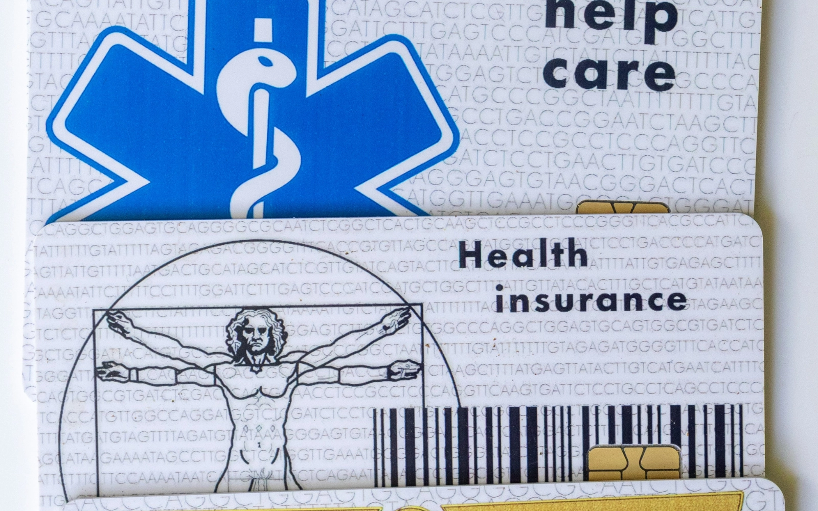 Image of health insurance cards