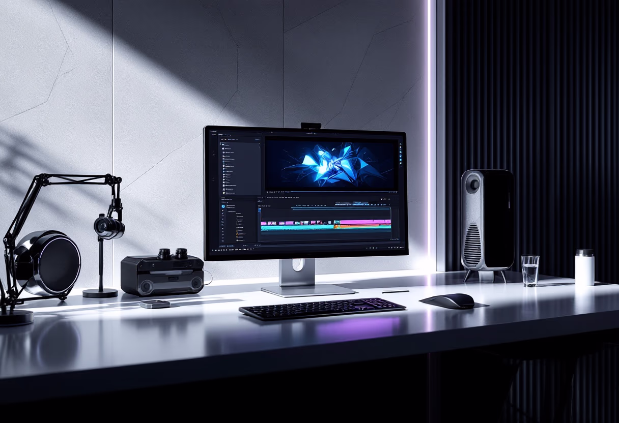 image of video editing software on a computer screen