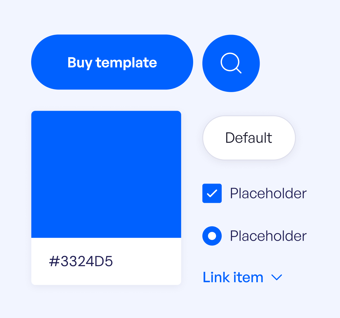 Styles and Symbols - Job Board X Webflow Template
